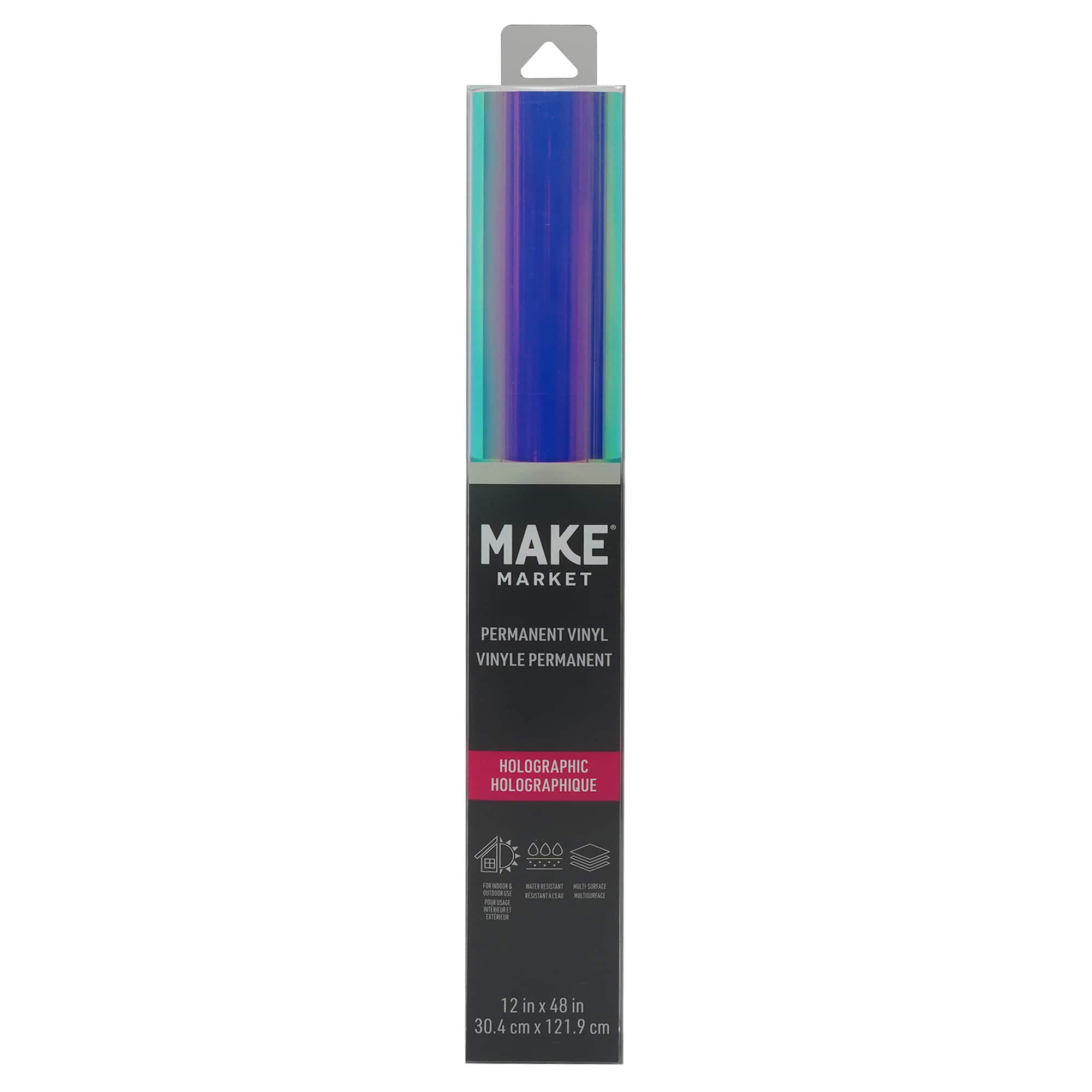 12 Pack: Holographic Lunar Permanent Vinyl by Make Market®
